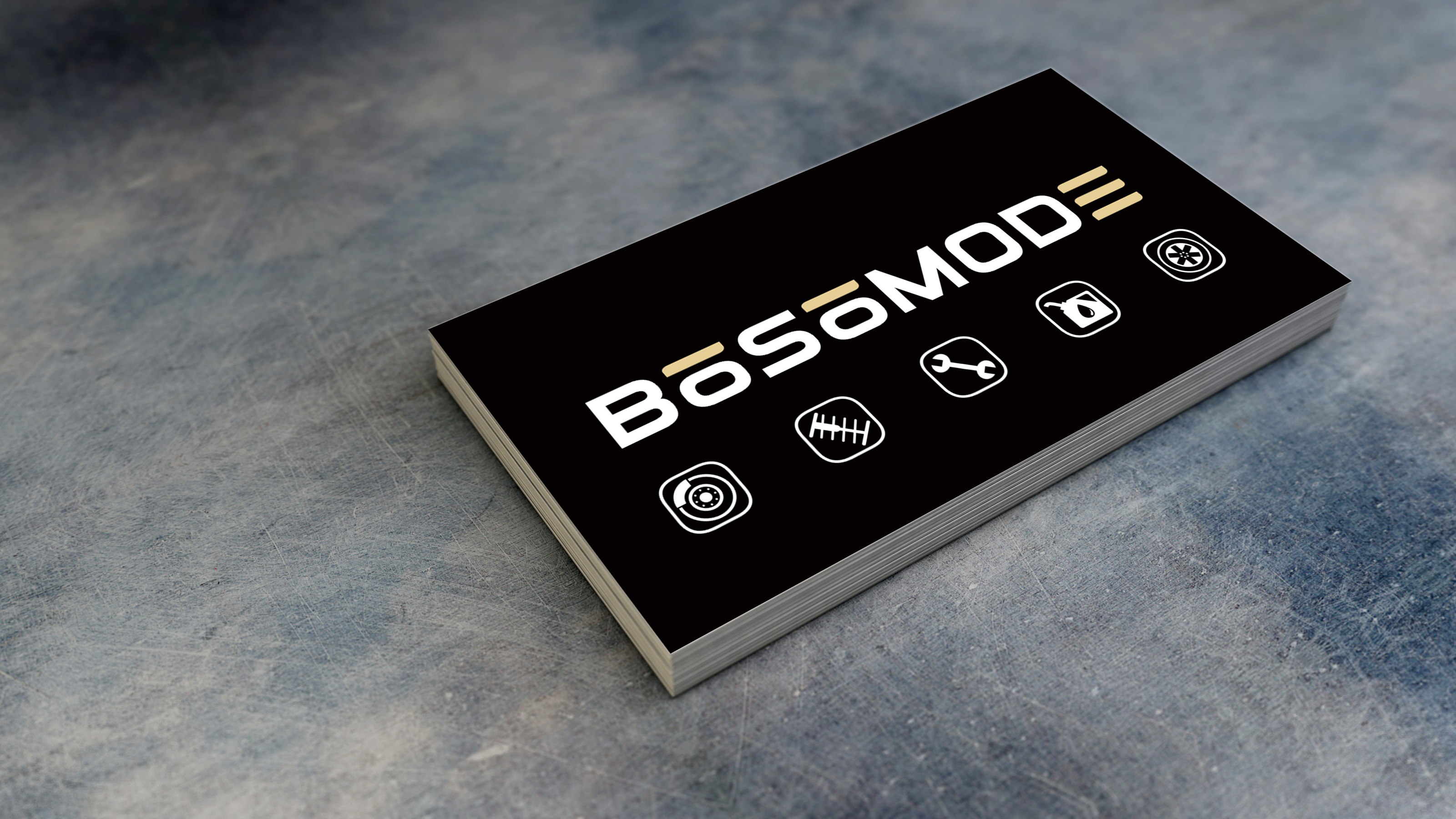 BosoMode automotive business card printed by GraphPrint